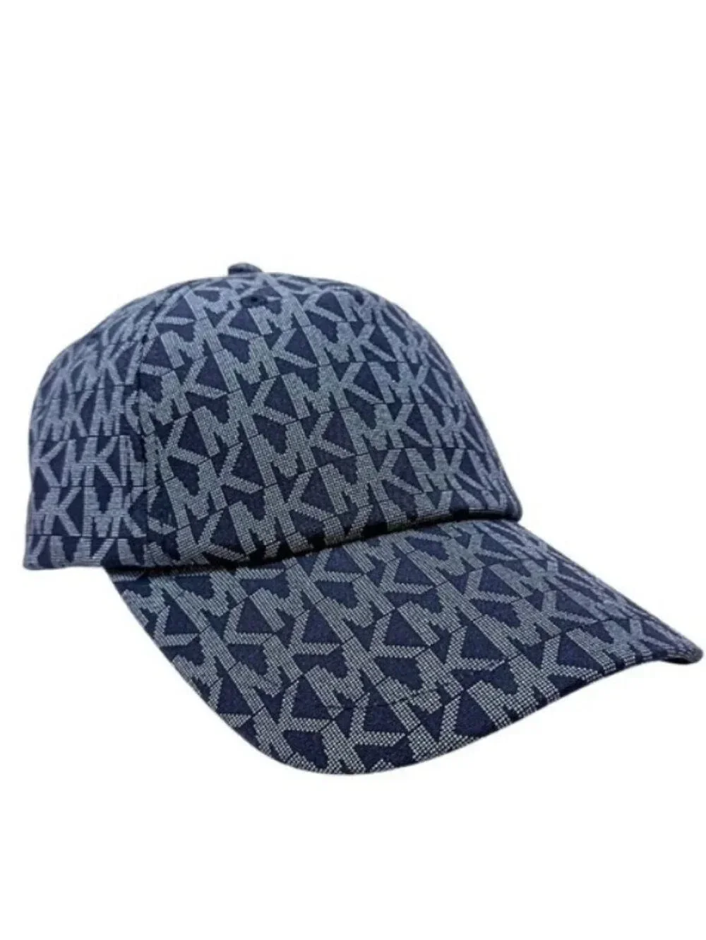 🆕️🧢Michael Kors Dark Blue MK Signature Baseball Cap, OS